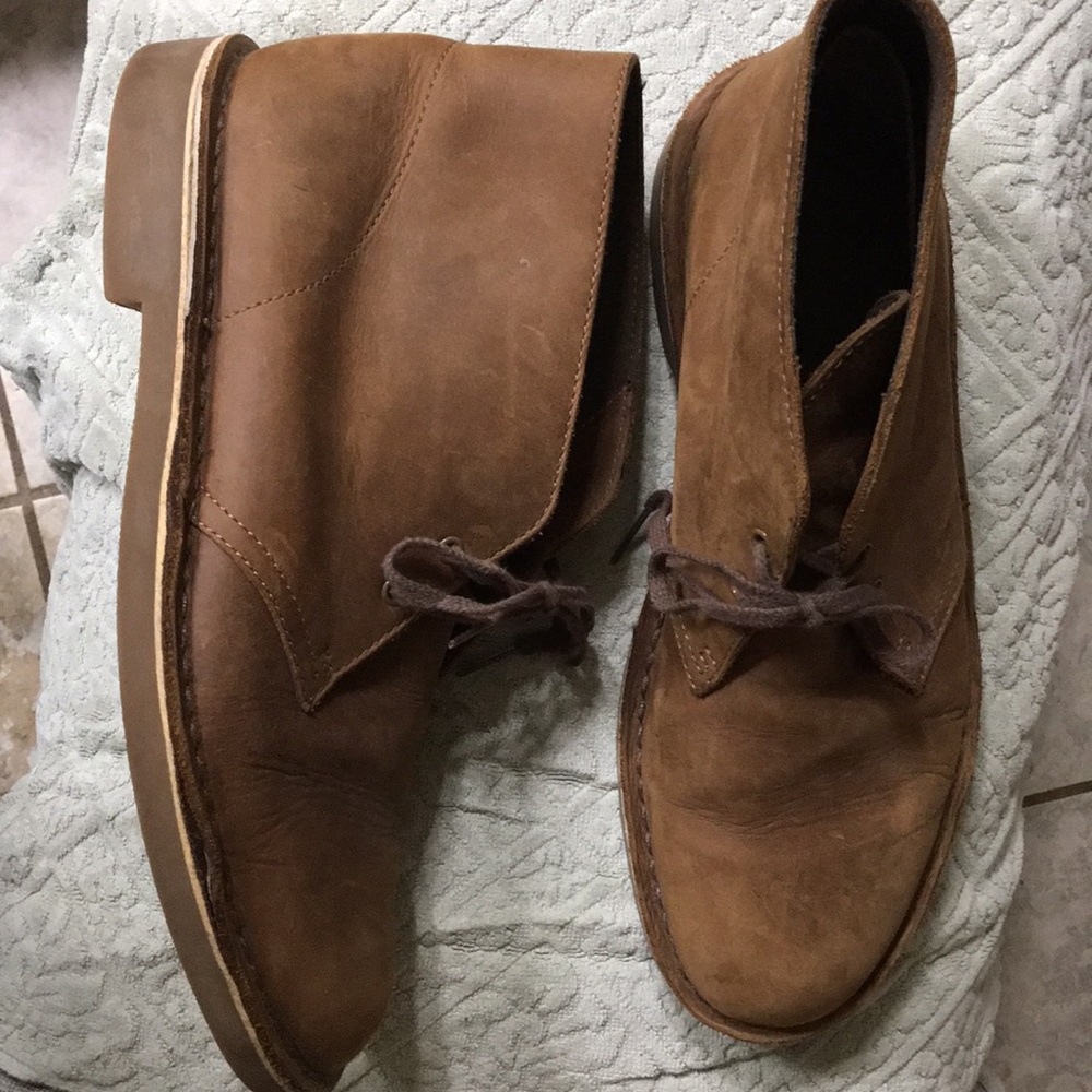 Men’s Clark leather Chukka boots